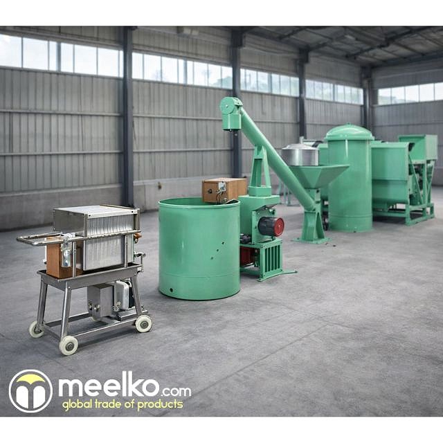 Palm oil extraction line, 8 tons per day related product image - VGhlIHBhbG0gb2lsIGV4dHJhY3Rpb24gbGluZSB3aXRoIGFuIGVpZ2h0IHRvbiBwZXIgZGF5IGNhcGFjaXR5IGludGVncmF0ZXMgYWxsIHByb2Nlc3NlcyBmcm9tIGZydWl0IHN0ZXJpbGl6YXRpb24gdG8gcmVmaW5lZCBjcnVkZSBvaWwgcHJvZHVjdGlvbi4gSXRzIHJvYnVzdCBtb2R1bGFyIGRlc2lnbiBlbmFibGVzIGNvbnRpbnVvdXMgb3BlcmF0aW9uIHdpdGggbWF4aW11bSBlZmZpY2llbmN5IGluIGFncm9pbmR1c3RyaWFsIHBhbG0gcHJvY2Vzc2luZyBmYWNpbGl0aWVzLg==
